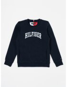 Tommy Hilfiger Суитшърт с лого и скосени джобове