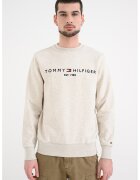 Tommy Hilfiger Суитшърт с органичен памук и лого - Бежов