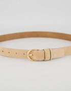Tommy Hilfiger Тънък велурен колан Каки