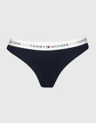 Tommy Hilfiger Танга с лого 3 чифта Бял/Ултрамарин синьо/Аленочервен