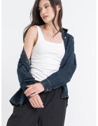 Tommy Hilfiger Танк топ с квадратно деколте - Бял/Черен