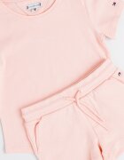 Tommy Hilfiger Тениска и шорти с връзка Пастелнорозов
