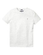 Tommy Hilfiger Тениска от органичен памук с овално деколте Светлосив меланж