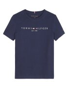 Tommy Hilfiger Тениска от органичен памук Тъмносин