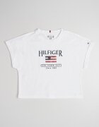 Tommy Hilfiger Тениска от памук с лого Бял