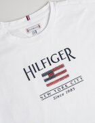 Tommy Hilfiger Тениска от памук с лого Бял