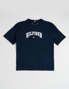 Tommy Hilfiger Тениска от памук с лого Бял/Ултрамарин синьо