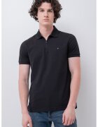 Tommy Hilfiger Тениска с къс цип и яка
