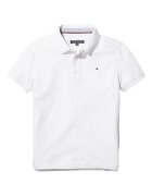 Tommy Hilfiger Тениска с органичен памук с яка Бял