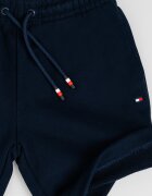 Tommy Hilfiger Тениска с памук и къс панталон Бял/Тъмносин