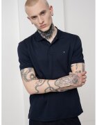 Tommy Hilfiger Тениска с яка и лого