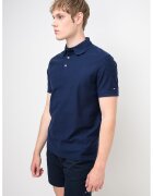 Tommy Hilfiger Тонална релефна тениска с яка