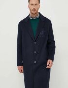 Tommy Hilfiger Вълнено палто MW0MW32795 Тъмносин