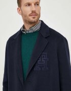 Tommy Hilfiger Вълнено палто MW0MW32795 Тъмносин