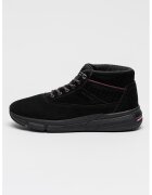 Tommy Hilfiger Велурени боти Hybrid - Черен