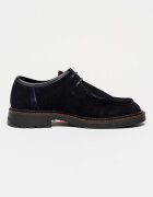 Tommy Hilfiger Велурени мокасини Comfort с връзки Тъмносин