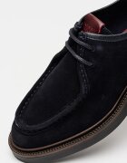 Tommy Hilfiger Велурени мокасини Comfort с връзки Тъмносин