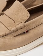 Tommy Hilfiger Велурени мокасини с овален връх Бежов