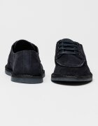 Tommy Hilfiger Велурени обувки Stitchdown Derby Черен