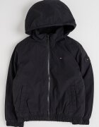 Tommy Hilfiger Яке Essential с качулка и цип Черен