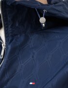 Tommy Hilfiger Яке с качулка и монограм Ултрамарин синьо