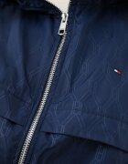 Tommy Hilfiger Яке с качулка и монограм Ултрамарин синьо