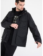 Tommy Hilfiger Яке с прибиращ се дизайн и джобове с капаче - Черен