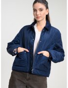 Tommy Hilfiger Яке с уголемени джобове с капаче - Тъмносин