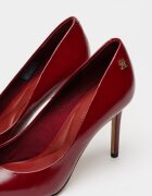 Tommy Hilfiger Заострени кожени обувки Коняк кафяв