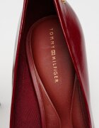 Tommy Hilfiger Заострени кожени обувки Коняк кафяв