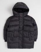 Tommy Hilfiger Зимно яке с качулка Черен