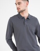 Tommy Jeans Блуза с яка Tъмносив