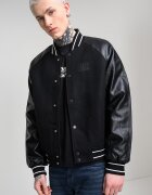 Tommy Jeans Бомбър яке с вълна Черен