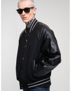 Tommy Jeans Бомбър яке с вълна - Черен