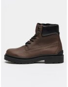 Tommy Jeans Боти с връзки - Кафяв