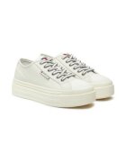 Tommy Jeans Дамски кецове - естествена кожа - бежови
