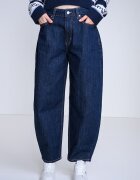 Tommy Jeans Дънки Barrel Jeanie със средновисока талия Тъмносин
