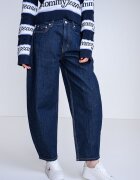 Tommy Jeans Дънки Barrel Jeanie със средновисока талия Тъмносин