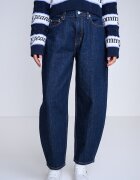 Tommy Jeans Дънки Barrel Jeanie със средновисока талия Тъмносин