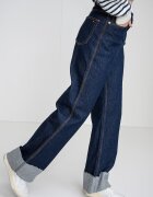 Tommy Jeans Дънки Claire от органичен памук с широк крачол Индигово синьо