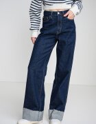 Tommy Jeans Дънки Claire от органичен памук с широк крачол Индигово синьо