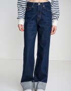 Tommy Jeans Дънки Claire от органичен памук с широк крачол Индигово синьо