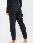 Tommy Jeans Дънки Mom с висока талия Антрацитно сиво