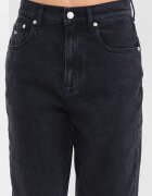 Tommy Jeans Дънки Mom с висока талия Антрацитно сиво