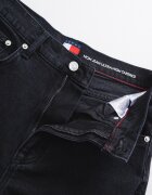 Tommy Jeans Дънки Mom с висока талия Антрацитно сиво