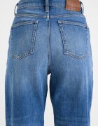 Tommy Jeans Дънки Mom с висока талия Кобалтово синьо