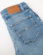 Tommy Jeans Дънков къс панталон с висока талия Тъмносин