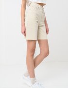 Tommy Jeans Дънкови бермуди - Бежов