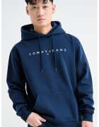 Tommy Jeans Худи с памук с бродирано лого - Черен/Избеляло черно