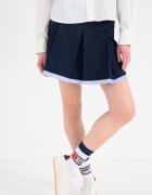 Tommy Jeans Къса пола с миди талия и панели Кралско Синьо